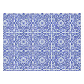 Nappe Style azulejo en céramique craquée bleue Azulejo V (Devant (Horizontal))