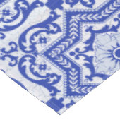 Nappe Style azulejo en céramique craquée bleue Azulejo V (Angle)