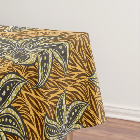 Nappe Style Batik Floral Abstrait africain (In Situ)
