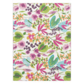 Nappe Style coloré Été Tropical Floral Modèle (Devant)