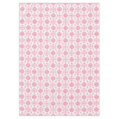Nappe Style Damas rose et blanc Motif (Devant)