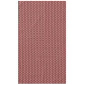 Nappe Style ethnique Flore Mini-imprimé Beige sur marron (Devant)