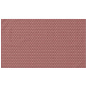 Nappe Style ethnique Flore Mini-imprimé Beige sur marron (Devant (Horizontal))