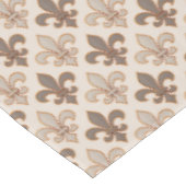 Nappe Style Fleur-de-lis Royale Terre Neutre (Angle)