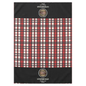 Nappe Style Foyer Rouge Personnalisé (Devant)