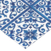 Nappe style italien, méditerranéen, mosaïque, bleu, (Angle)