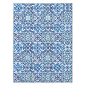 Nappe style italien, méditerranéen, mosaïque, bleu, (Devant)
