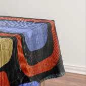 Nappe Style moderne Abstrait Pastel Bois (In Situ)