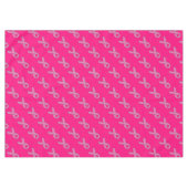 Nappe Style Pailleté Ruban Rose de Sensibilisation Fuchs (Devant (Horizontal))