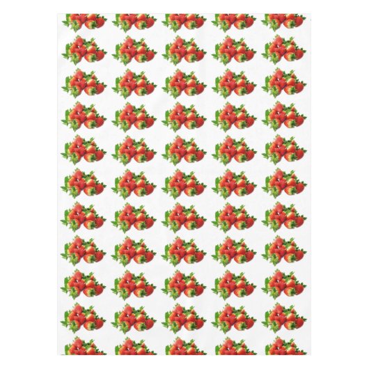Nappe Style Pays Motif de fraise en tissu de table (Devant)