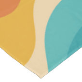 Nappe Style rétro coloré design tourbillon (Angle)