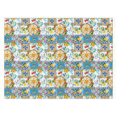 Nappe style sicilien, art d'été, citrons (Devant (Horizontal))