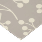 Nappe Style Taupe Floral Motif Moderne Ferme (Angle)