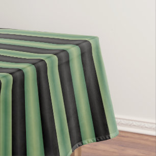 Nappe Style Vintage Olive Sage Vert noir 3D rayé