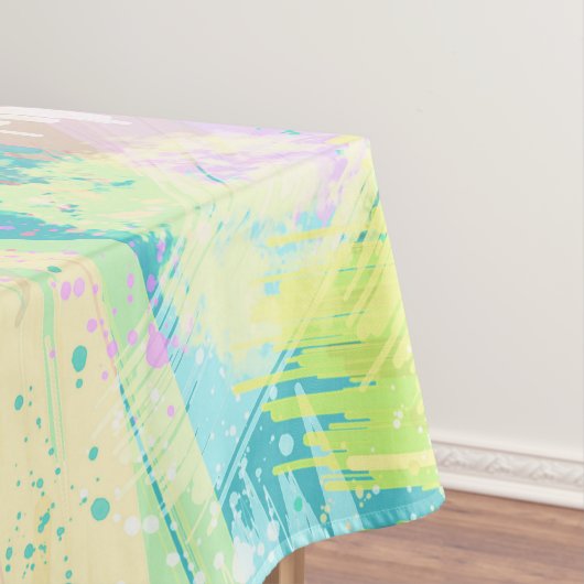 Nappe Stylish Pale Pastel Colours Abstract Art (In Situ)