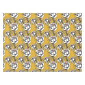 Nappe Stylized Hand Drawn Roses In Black And White  (Devant (Horizontal))