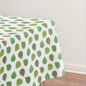 Nappe Succulent Jade Tree Feuilles verts sur blanc (In Situ)