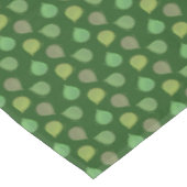 Nappe Succulent Jade Tree Feuilles verts sur Green Table (Angle)