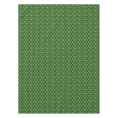 Nappe Succulent Jade Tree Feuilles verts sur Green Table (Devant)