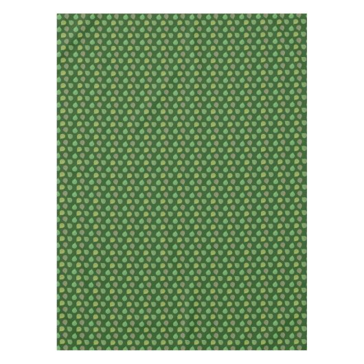 Nappe Succulent Jade Tree Feuilles verts sur Green Table (Devant)