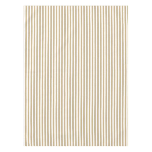 Nappe Sucre de canne de Noël en or et blanc (Devant)