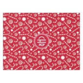 Nappe Sucre de canne de Noël lunatique (Devant (Horizontal))