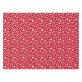 Nappe Sucre de canne d'hiver Rouge et Blanc Noël (Devant (Horizontal))
