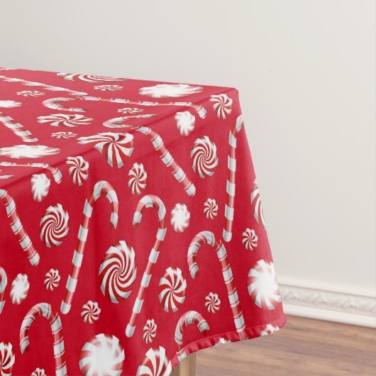 Nappe Sucre de canne d'hiver Rouge et Blanc Noël (In Situ)