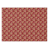 Nappe Sucreries de biscuits de pain d'épice rouges (Devant (Horizontal))