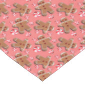 Nappe Sucreries de biscuits de pain d'épice sur le rouge (Angle)