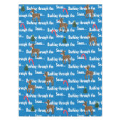 Nappe Sucres de canne de rennes des arbres de Noël (Devant)