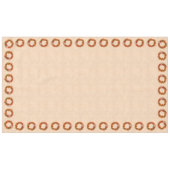 Nappe Sud-ouest du Chili Ristra Wreath Border sur Adobe (Devant (Horizontal))