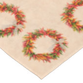Nappe Sud-ouest du Chili Ristra Wreath Border sur Adobe (Angle)