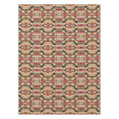 Nappe Sud-Ouest Squiggly Laid Terre Tone Abstrait (Devant)