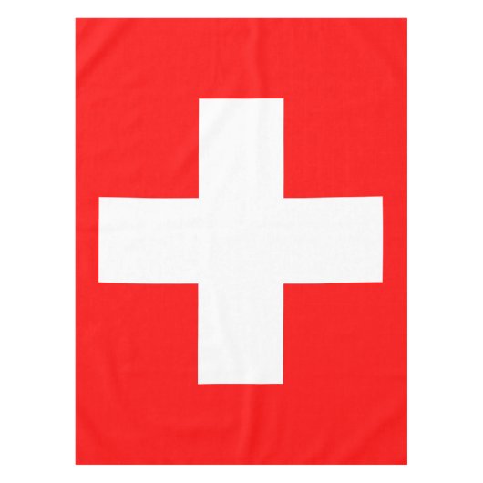 Nappe suisse du drapeau (croix blanche sur le (Devant)