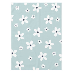 Nappe Summer Boho Blue White Daisy Flowers