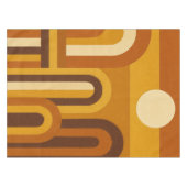 Nappe Sun & Arches Mid Century Modern Geometric Design (Devant (Horizontal))