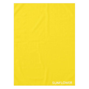 Nappe Sunflower jaune Nom de la couleur