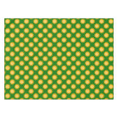 Nappe Sunshine Sun Pattern Design On Green  (Devant (Horizontal))