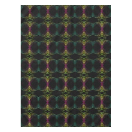 Nappe Super coloré Motif psychédélique Abstrait Art (Devant)