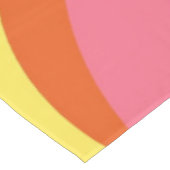 Nappe Super Orange Jaune rose Vif Gras Dîner (Angle)