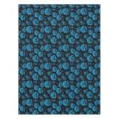 Nappe Surreal Neon Blue Roses (Devant)