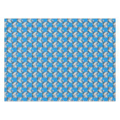 Nappe Swan Birds Pattern Design On Blue (Devant (Horizontal))