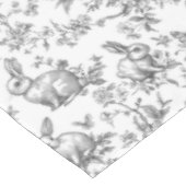 Nappe Sweet Black Bunny Rabbits French Toile (Angle)