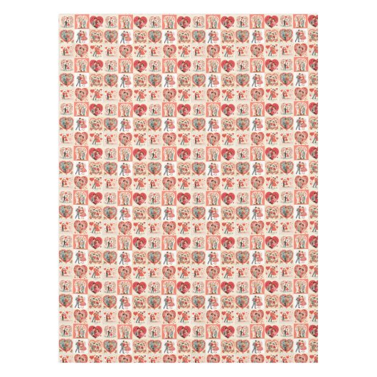 Nappe Swingin' Sixties Valentine Patchwork (Devant)