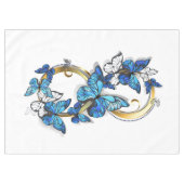 Nappe Symbol Infinity of Blue Morpho Butterflies (Devant (Horizontal))