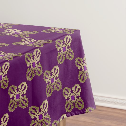 Nappe Symbole bouddhiste doré Vajra (In Situ)