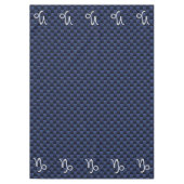 Nappe Symbole Capricorne Marine Style fibre de carbone (Devant)
