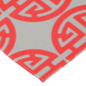 Nappe Symbole de prospérité chinois rouge (Angle)