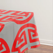 Nappe Symbole de prospérité chinois rouge (In Situ)